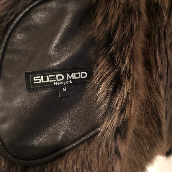 Toscana Shearling 3/4 Length Coat - Picture 5 of 6